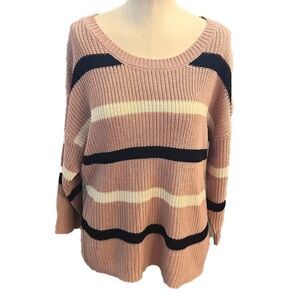 𝅺Womens striped Maternity sweater size XL